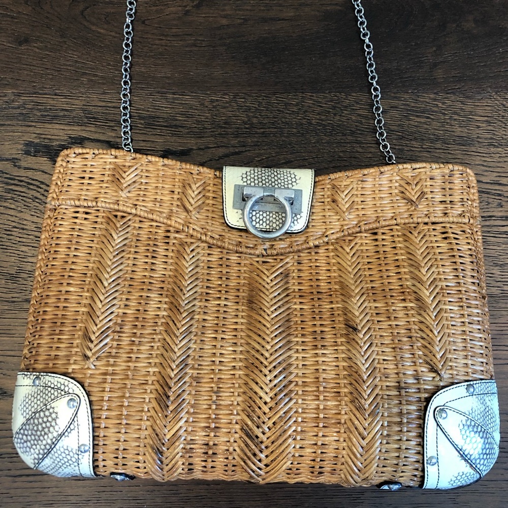 Salvatore Ferragamo Straw/Wicker Bag